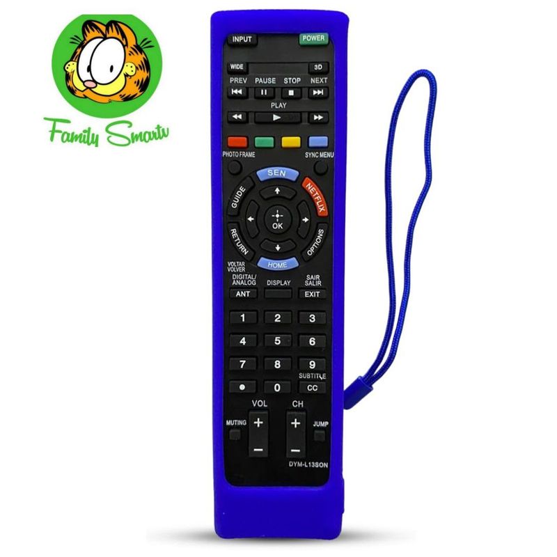 UNIVERSAL - Funda silicona para Control Sony Smart Azul