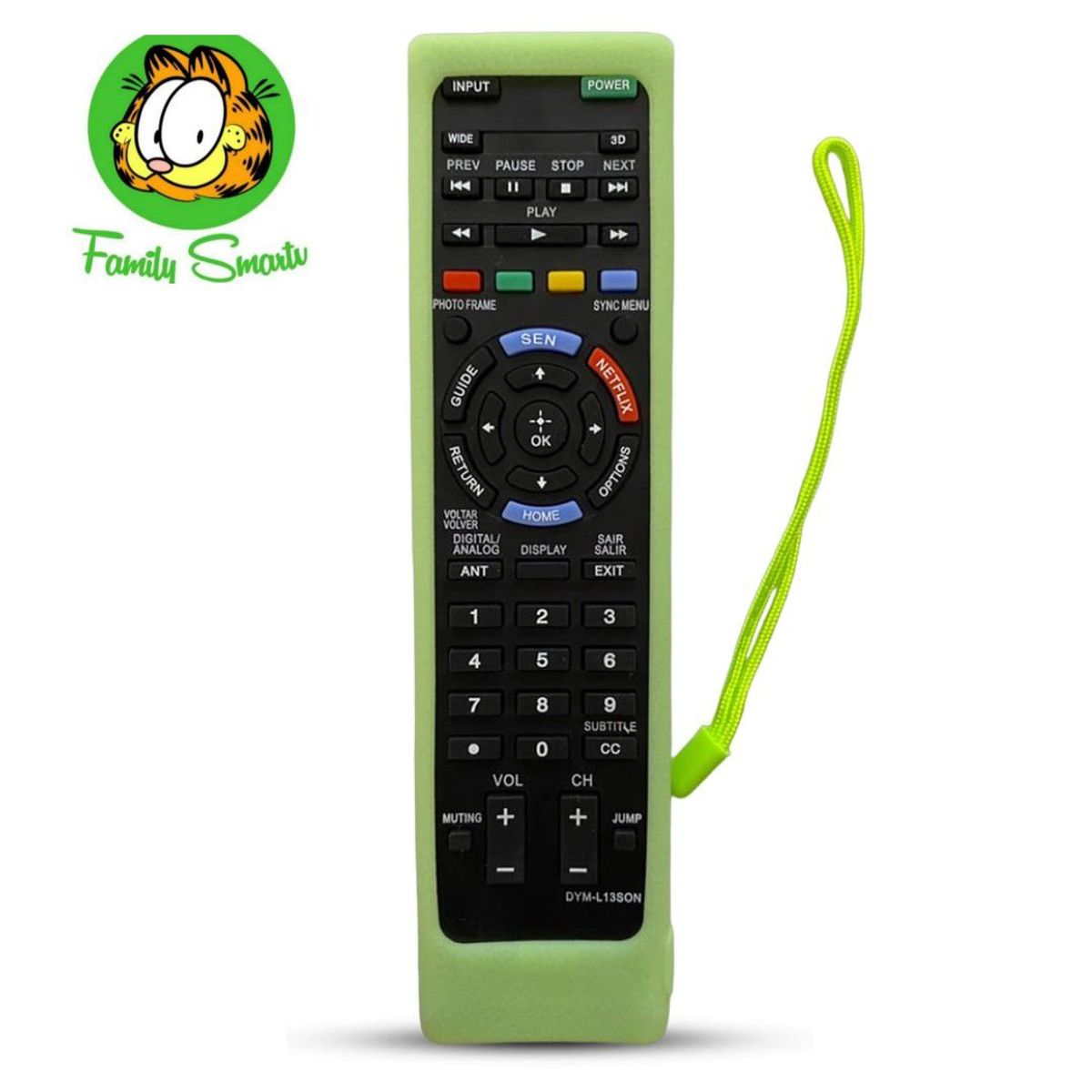 UNIVERSAL - Funda silicona para Control Sony Smart Verde