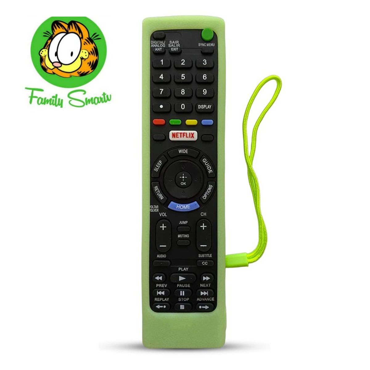 UNIVERSAL - Funda silicona para Control Sony Smart Verde