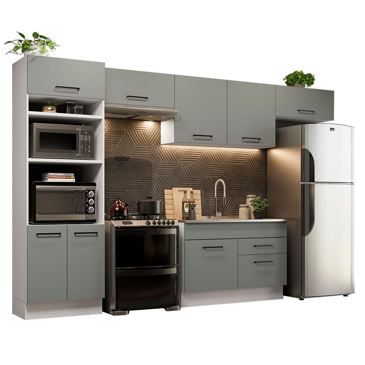 MADESA - Mueble de Cocina Integral Agata 350 cm 01