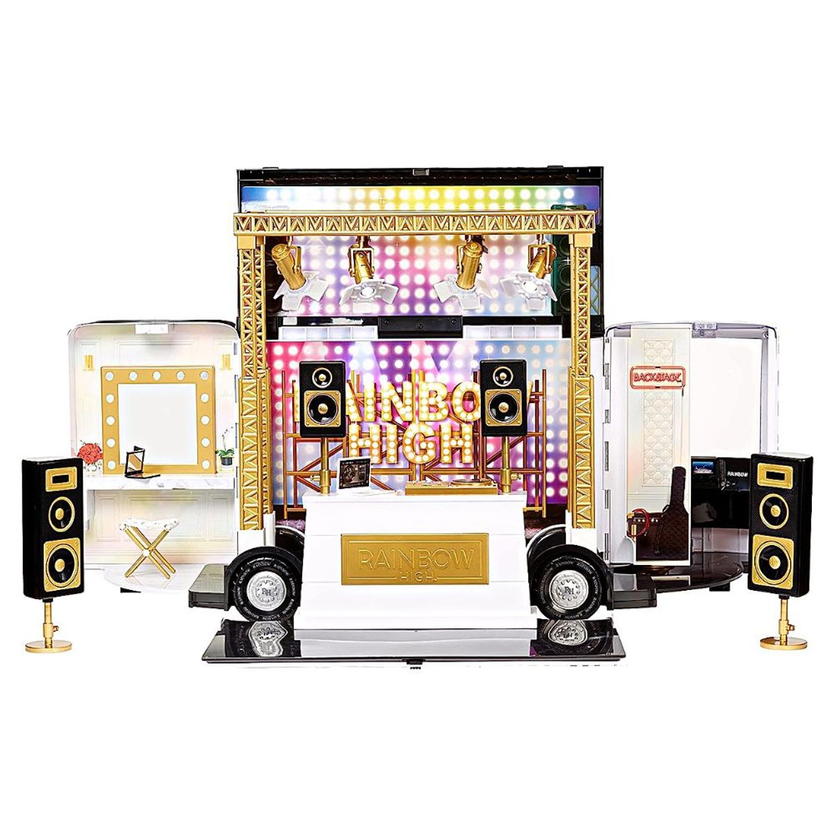 RAINBOW HIGH - Playset Deluxe Escenario Rodante Rainbow High Vision World Tour 4-in-1