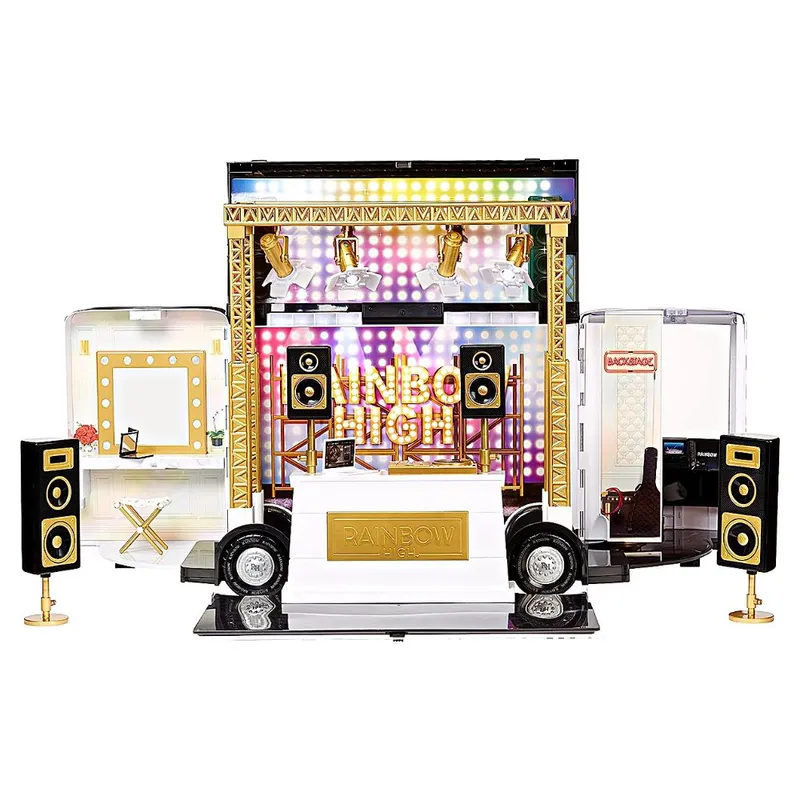 RAINBOW HIGH - Playset Deluxe Escenario Rodante Rainbow High Vision World Tour 4-in-1