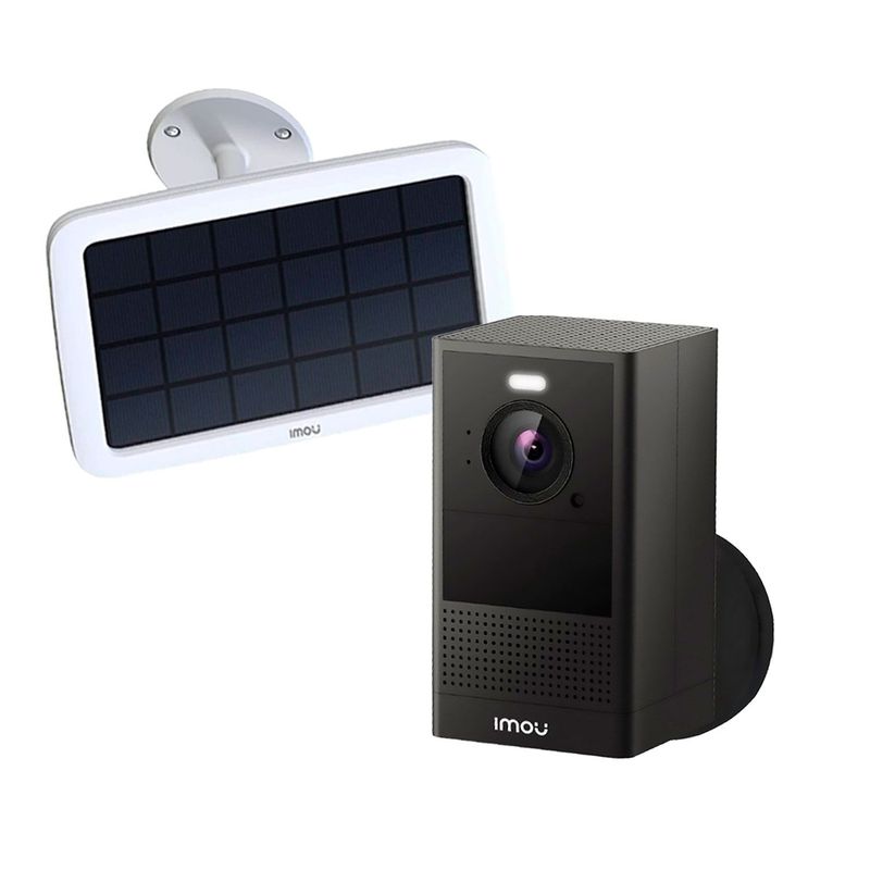 IMOU - Cámara Inalámbrico CELL 2 4MP + Panel Solar WiFi 2,4 GHz 5 GHz