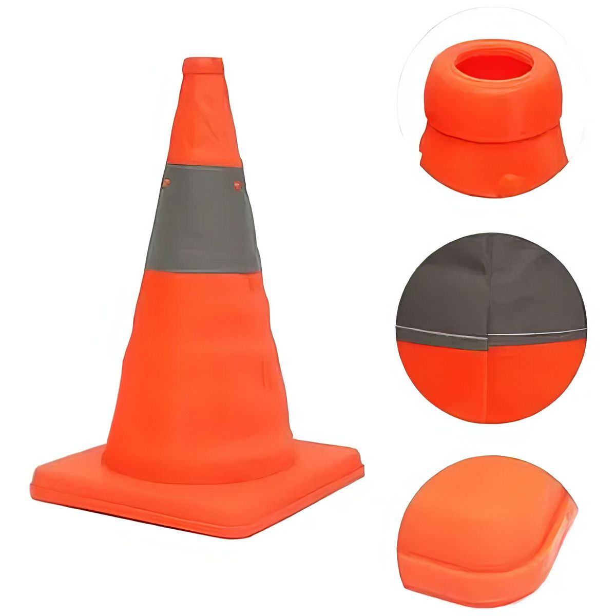 GENERICO - Cono de Seguridad 45cm Rebatible