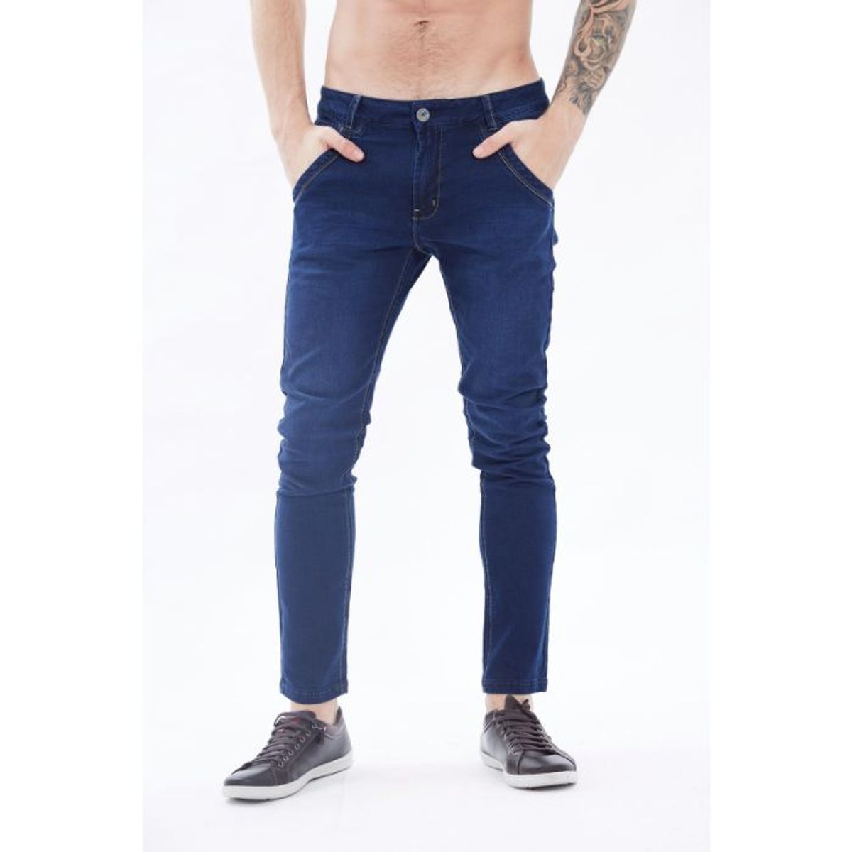 ALDO'S SINCE 1986 - 0101026136-ALDOS-PANTALON JEAN SLIM FIT AZUL GRAFITO