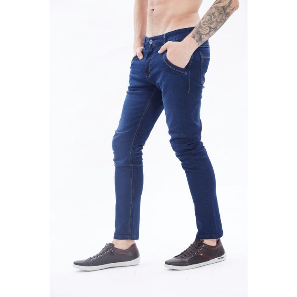 ALDO'S SINCE 1986 - 0101026136-ALDOS-PANTALON JEAN SLIM FIT AZUL GRAFITO