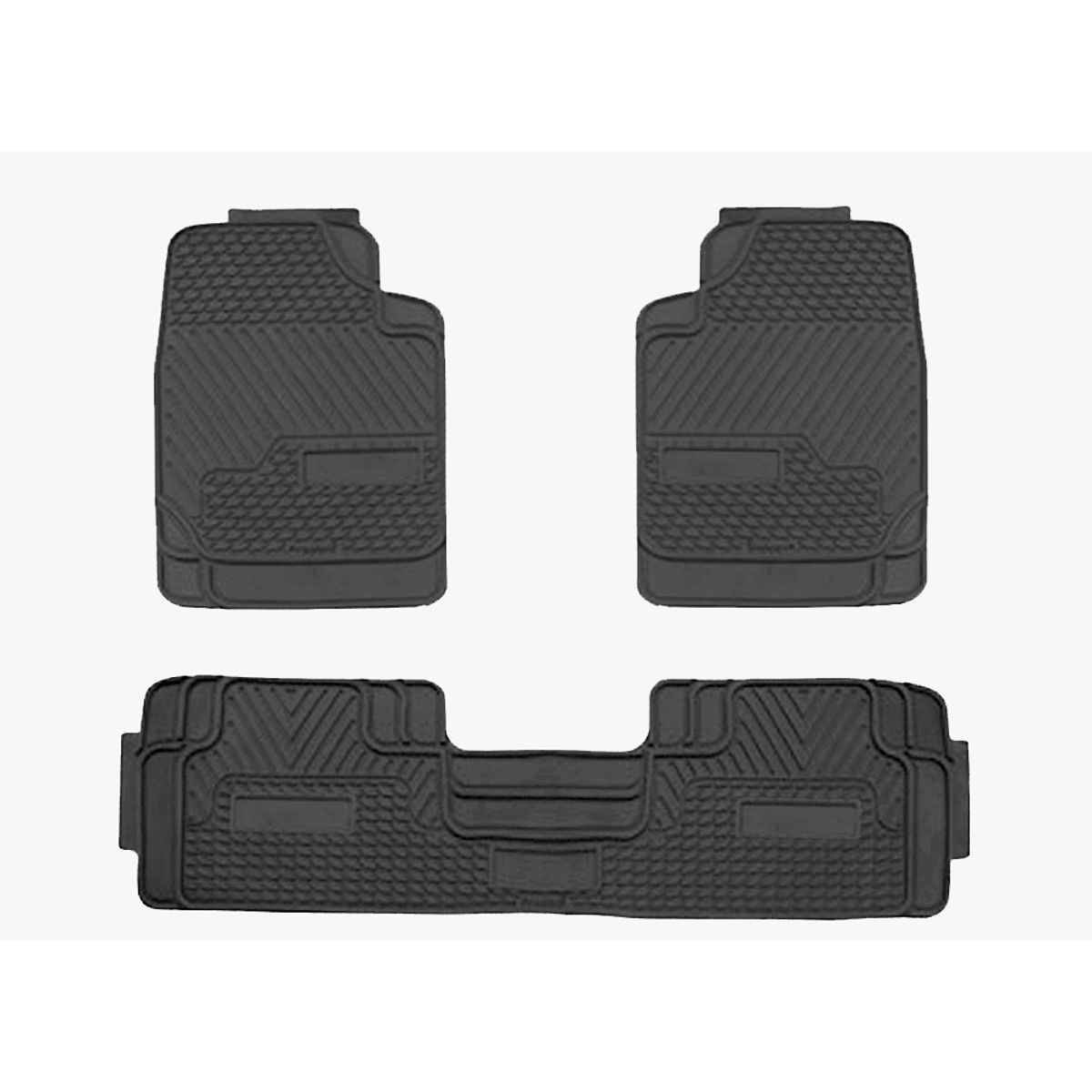 GENERICO - Pisos de Jebe PVC para Autos y Camionetas 3piezas