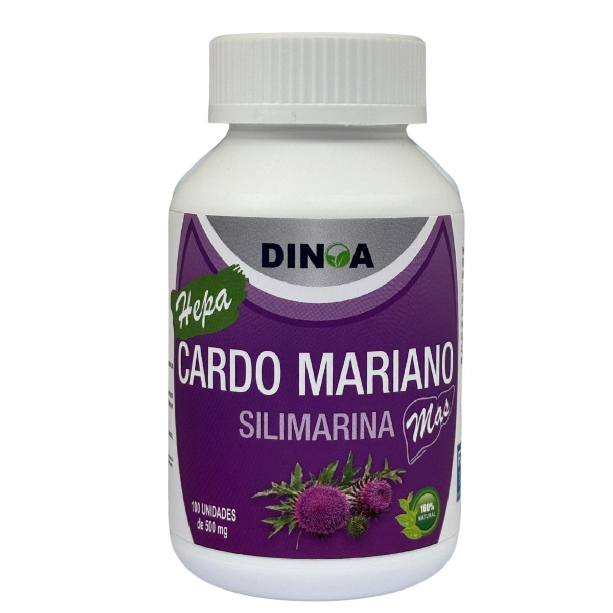 DINOA - Cardo Mariano cápsulas x 100 Dinoa - Depuración y Salud hepática