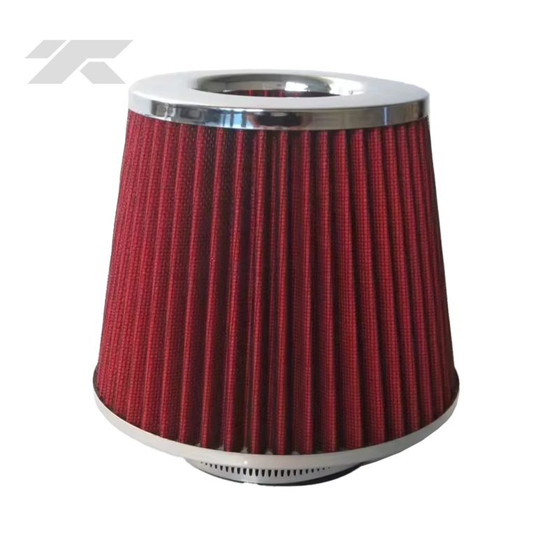 GENERICO - Filtro de Aire Conico Universal Rojo