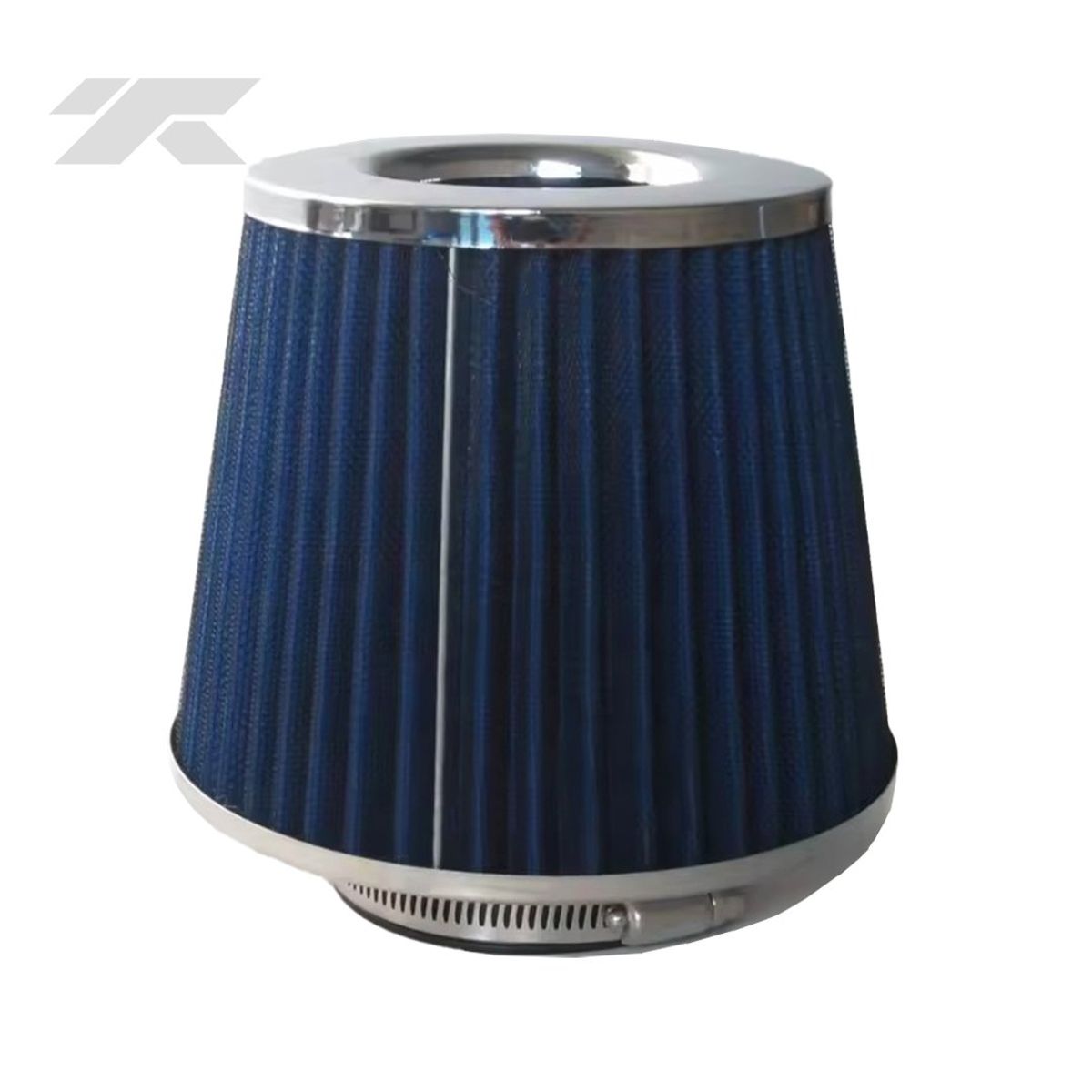 GENERICO - Filtro de Aire Auto Deportivo Conico Universal Azul