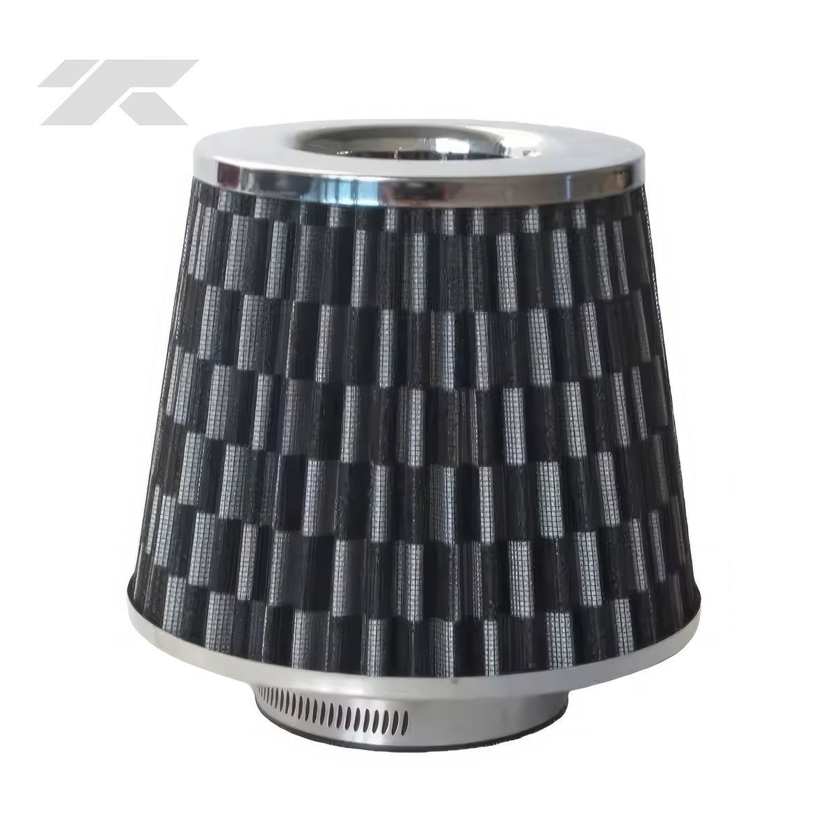 GENERICO - Filtro de Aire Auto Deportivo Conico Universal Carbón