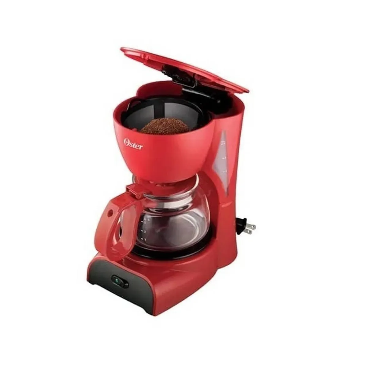 OSTER - Cafetera Oster 4 Tazas Roja BVSTDCDR5R