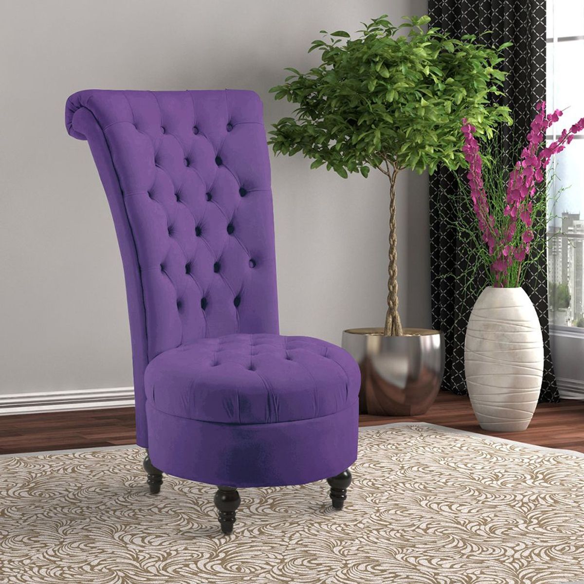 HOME PREMIUM - SILLON HOME PREMIUM REY VIOLETA