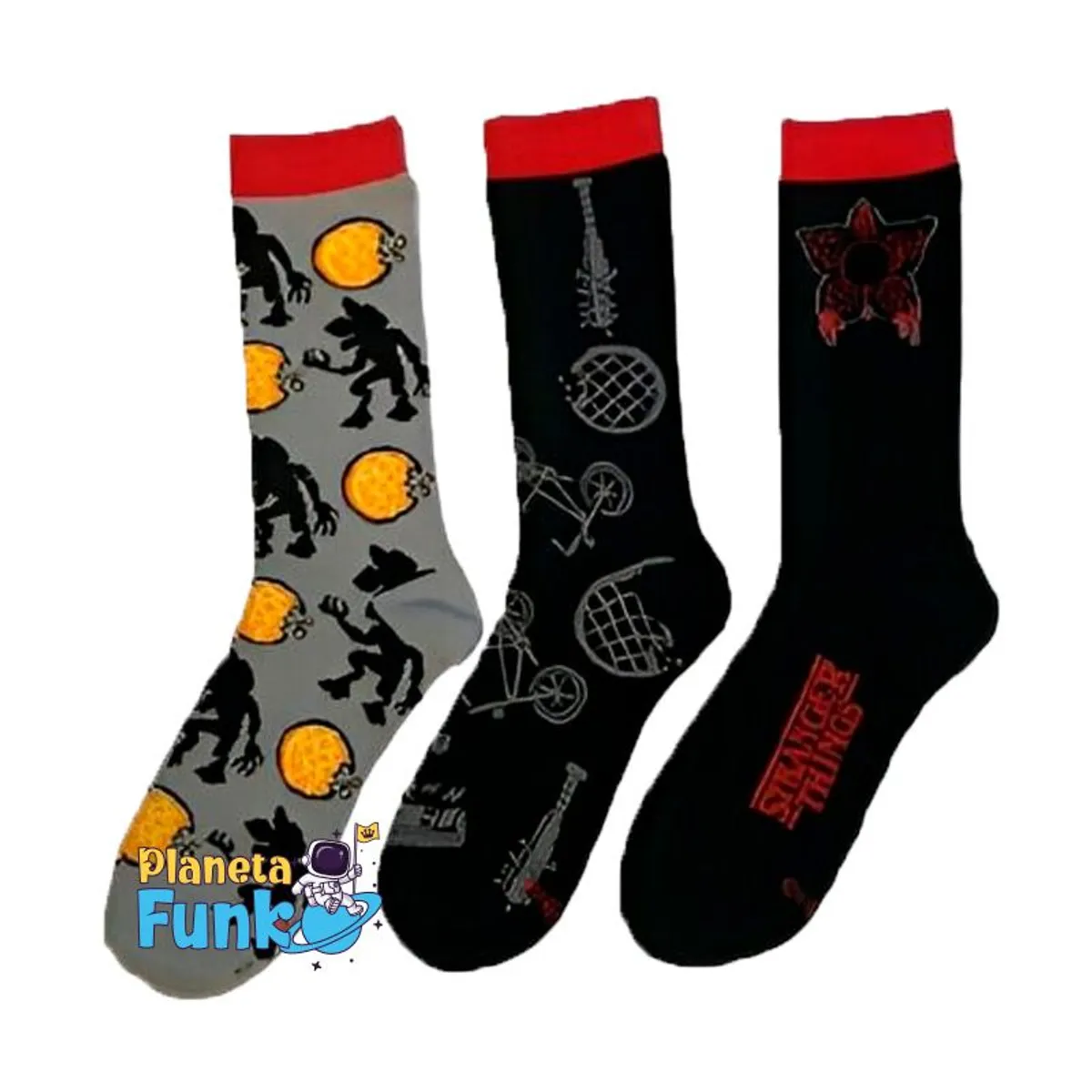 LOUNGEFLY - Loungefly 3 Medias edición limitada Stranger Things