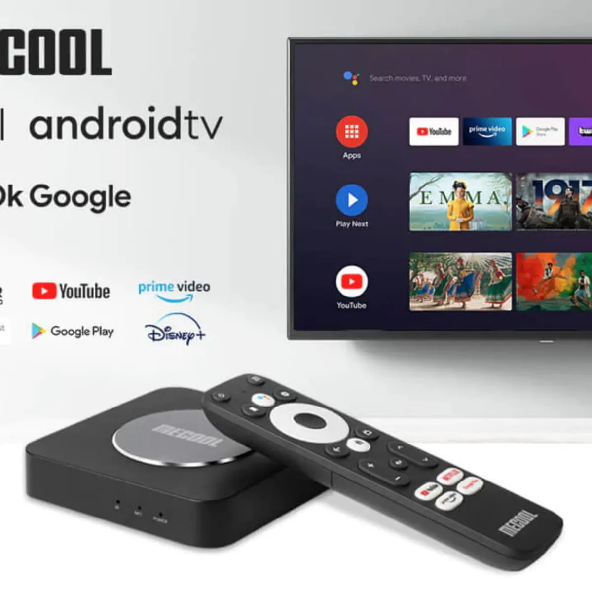 MECOOL - Mecool Km2 Plus Tv Box con Android Google Certificado 16GB