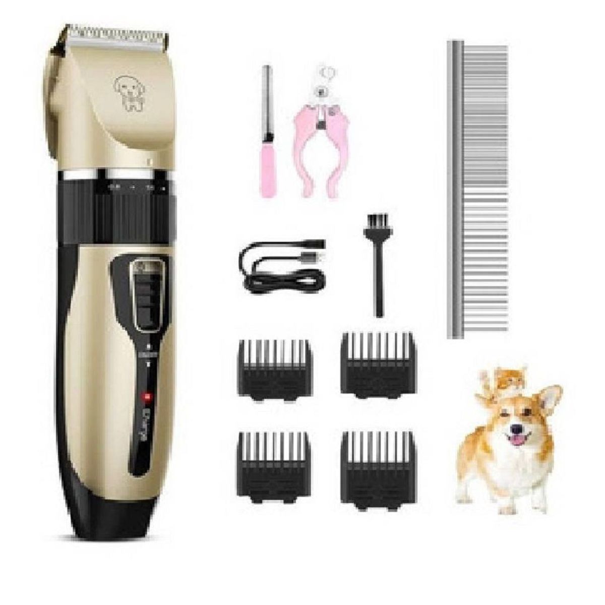 GENERICO - Maquina Corta Pelo Mascota Perro  Inalambrica