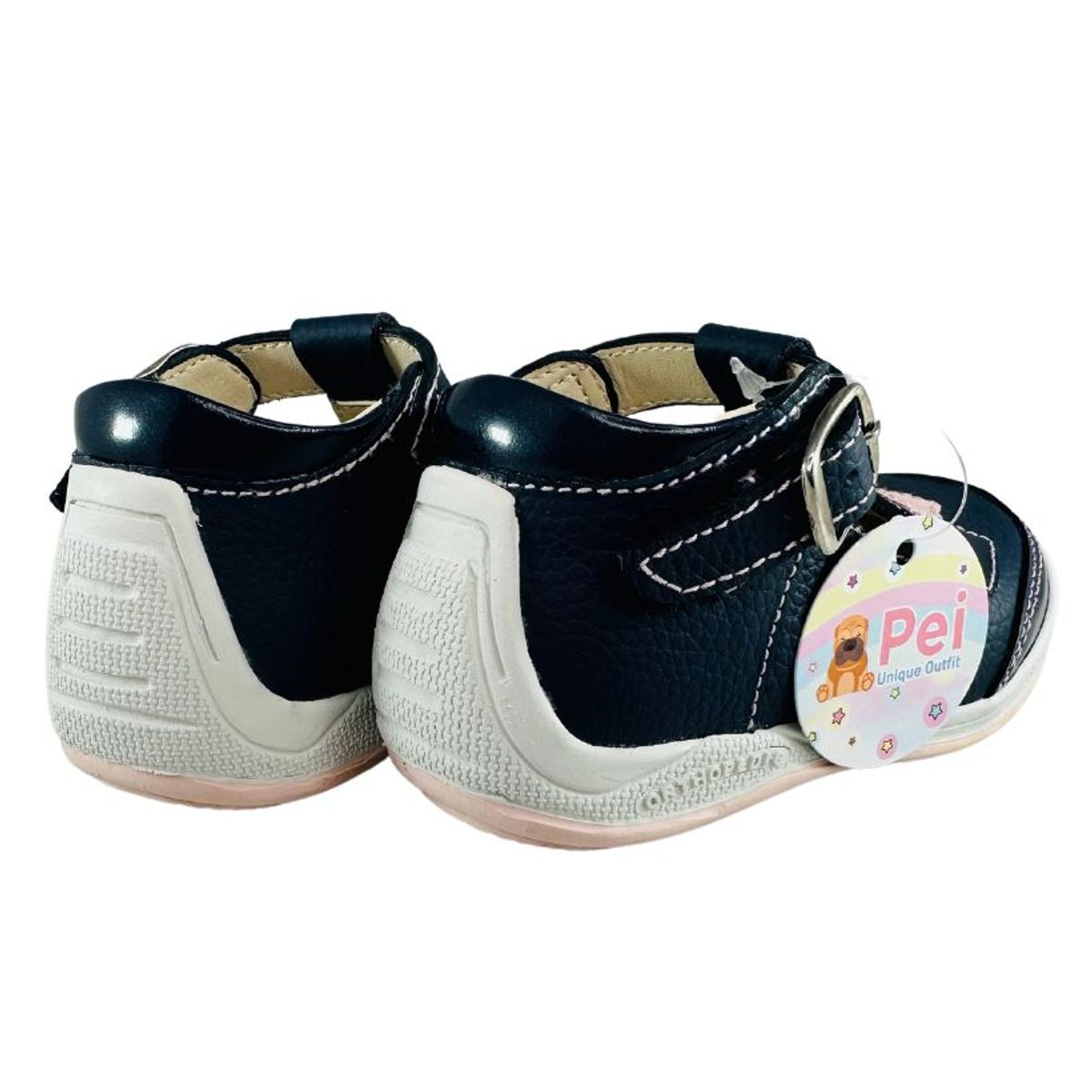 PEI UNIQUE OUTFIT - Pibe Niña Pei Uou Cuero Heart Rosado Azul Camel