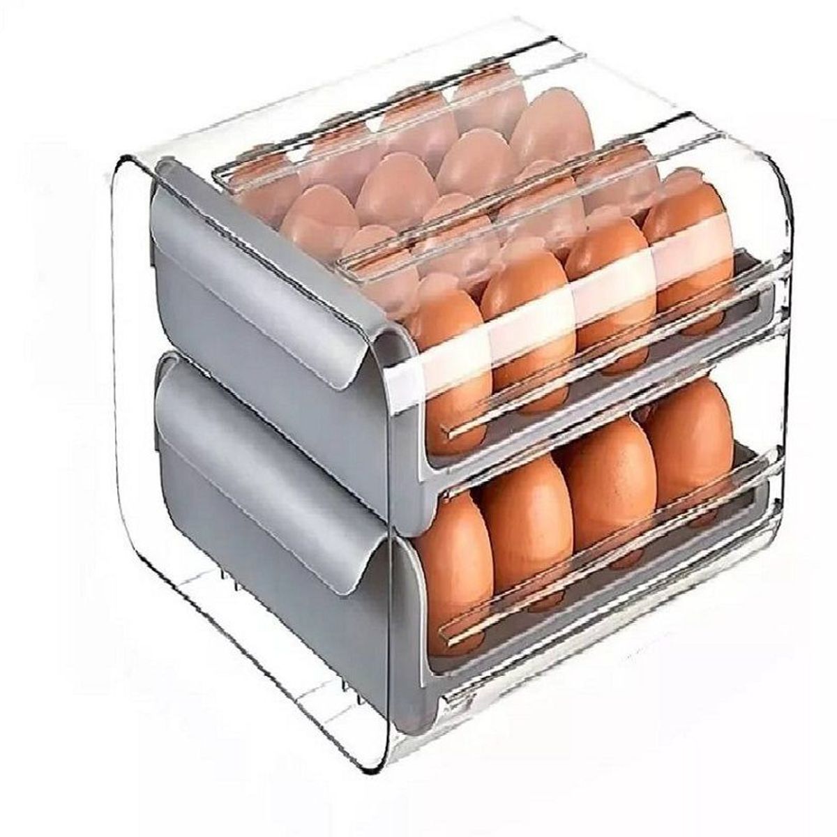 OEM - Organizador De Huevos 2 Niveles 32 unidades - Porta Huevos