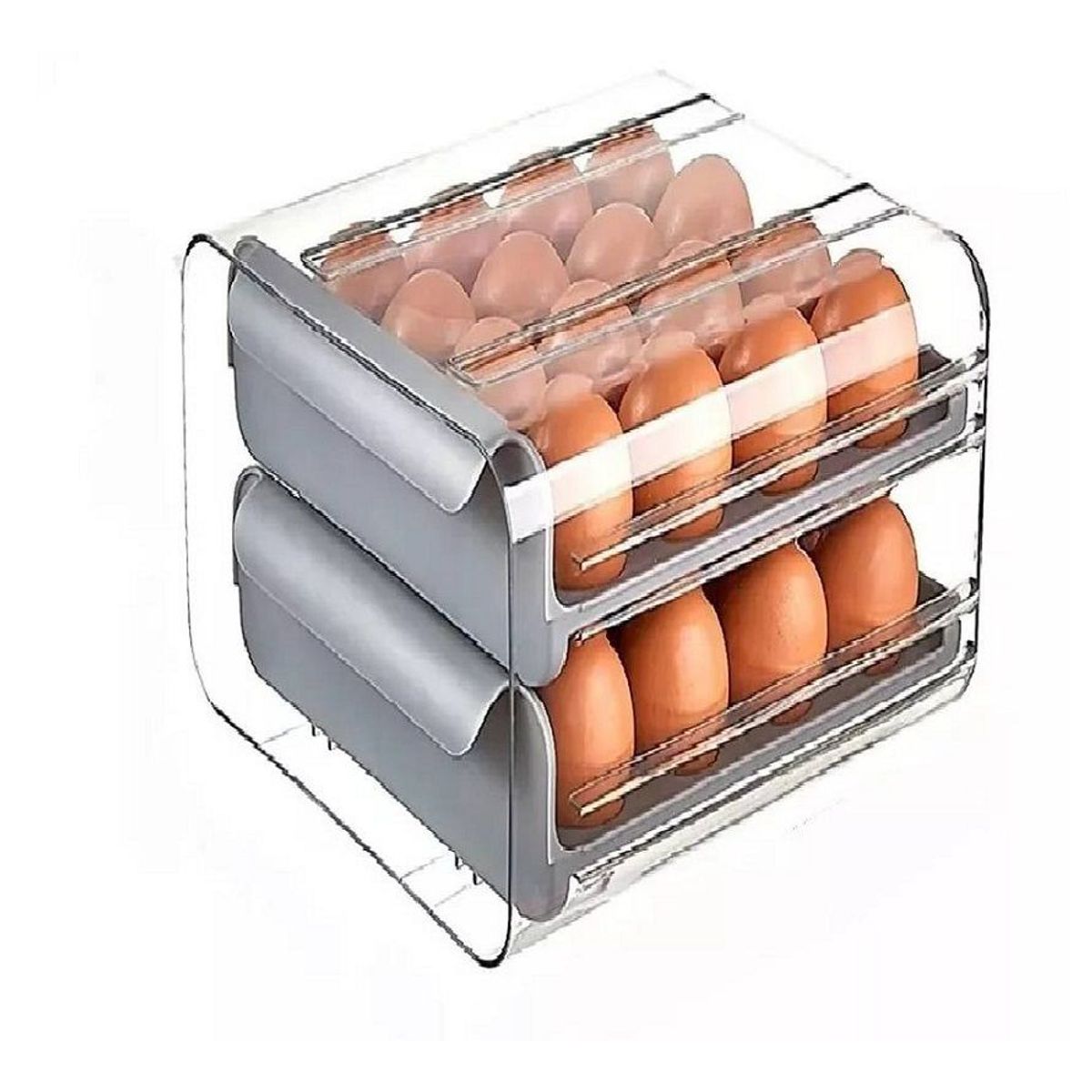OEM - Organizador De Huevos 2 Niveles 32 unidades - Porta Huevos