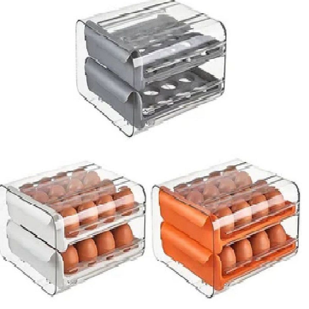 OEM - Organizador De Huevos 2 Niveles 32 unidades - Porta Huevos