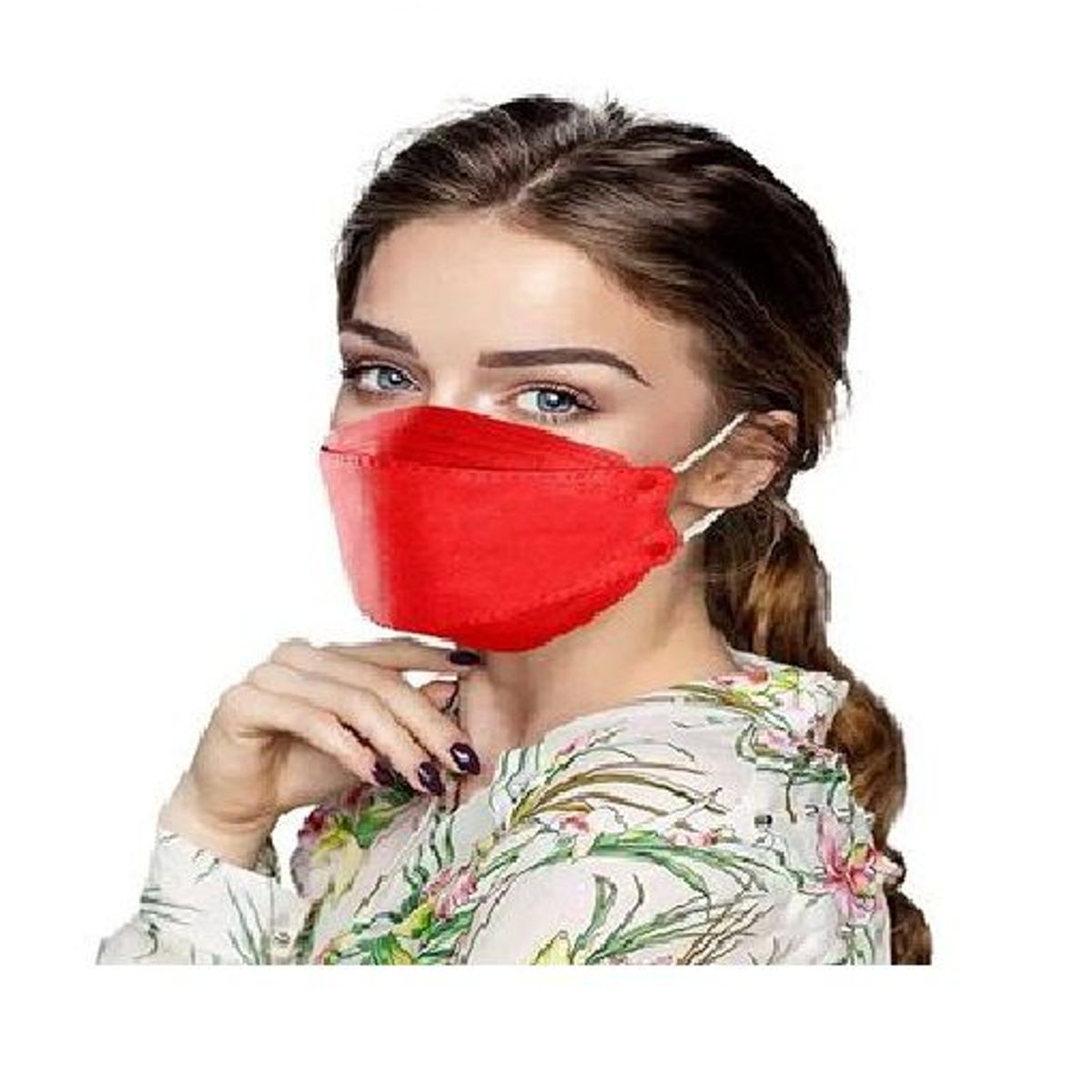 GENERICO - MASCARILLA KN95 FISH ROJO x 20 Unidades