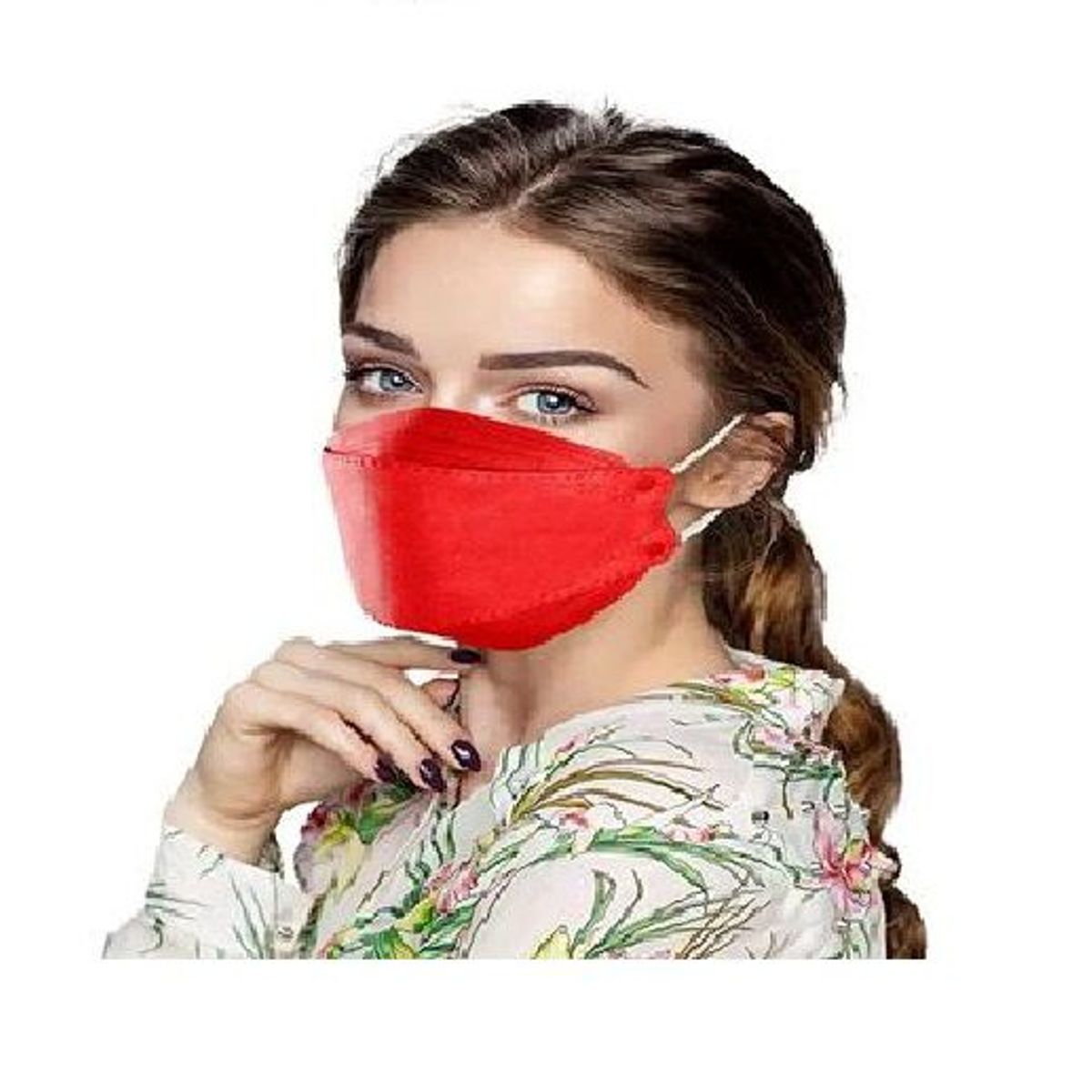 GENERICO - MASCARILLA KN95 FISH ROJO x 20 Unidades