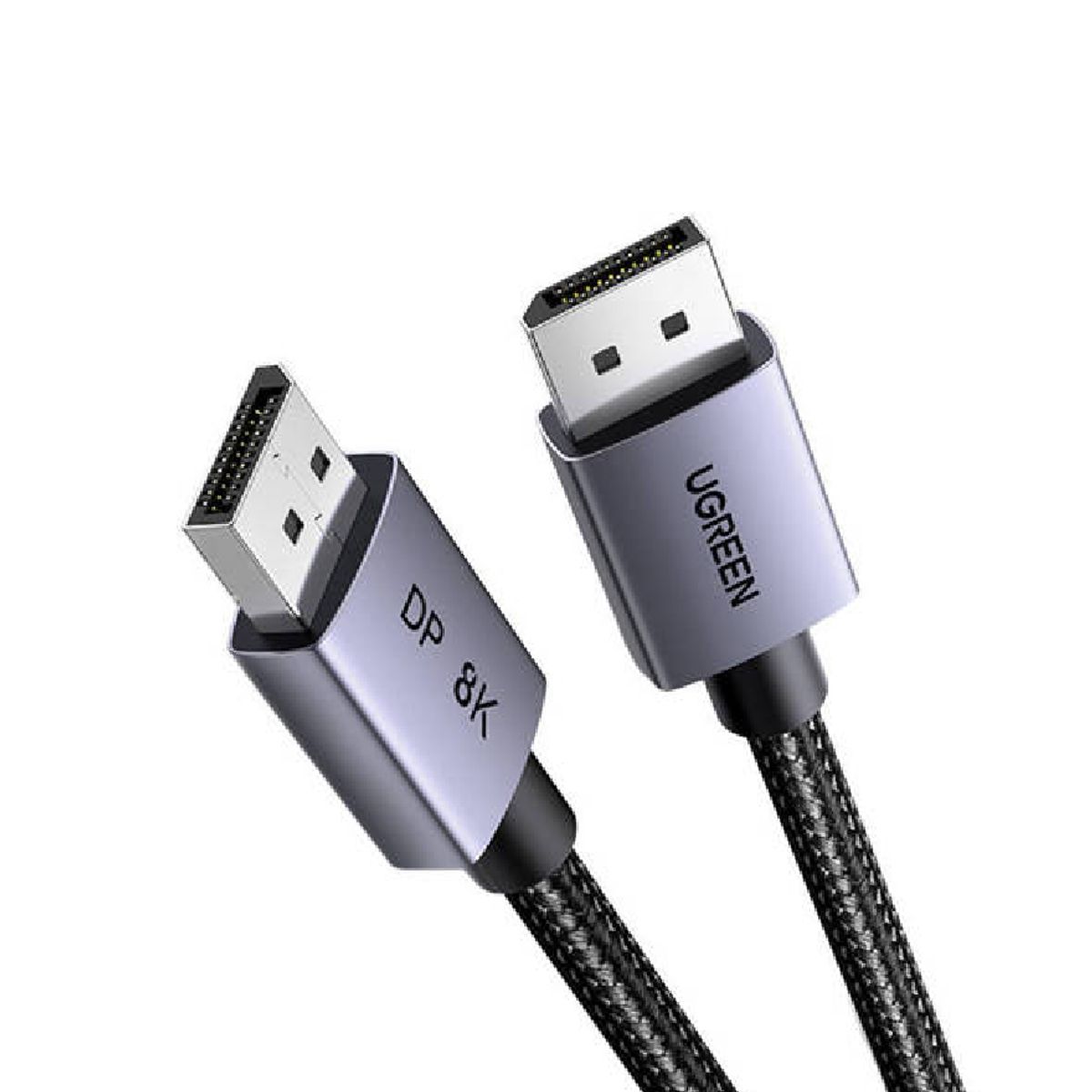 UGREEN - Displayport 1.4 Cable Nylon 2m 8k 4k 2k Pc Laptop Gamer Tv