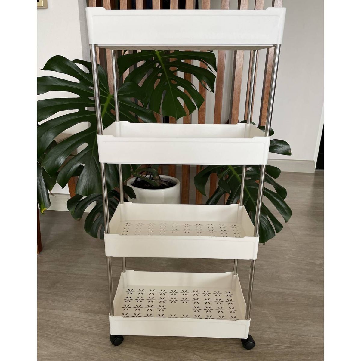 GENERICO - CARRITO ORGANIZADOR DE 4 NIVELES MULTIUSOS