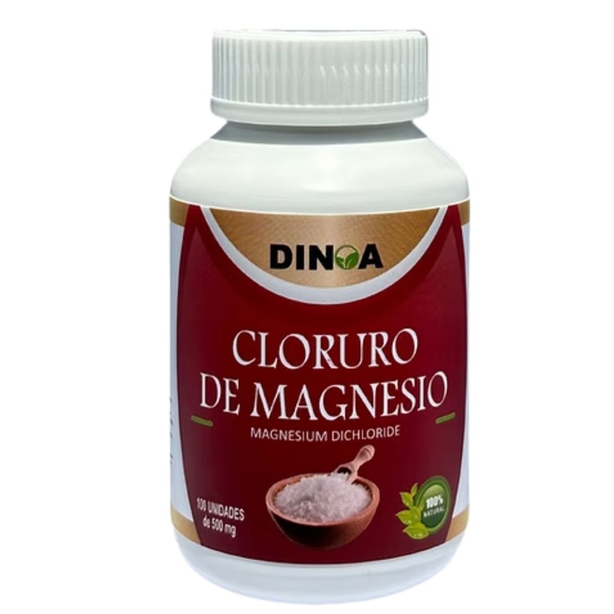 DINOA - Cloruro de Magnesio Cápsulas x 100 Dinoa- Equilibrio, relajación y bienestar