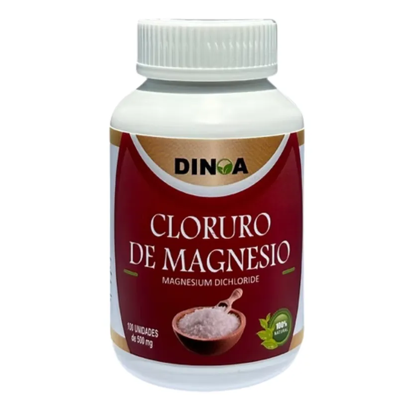 DINOA - Cloruro de Magnesio Cápsulas x 100 Dinoa- Equilibrio, relajación y bienestar