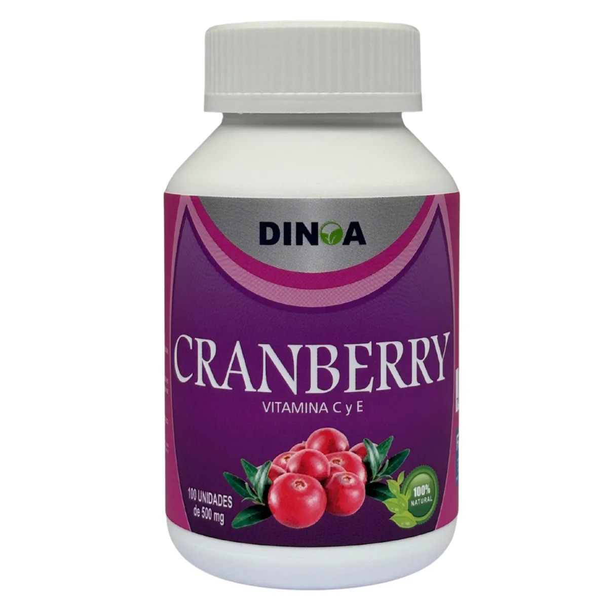 DINOA - Cranberry ( Arándanos rojos) Cápsulas x 100 Dinoa - Salud Urinaria – Defensas