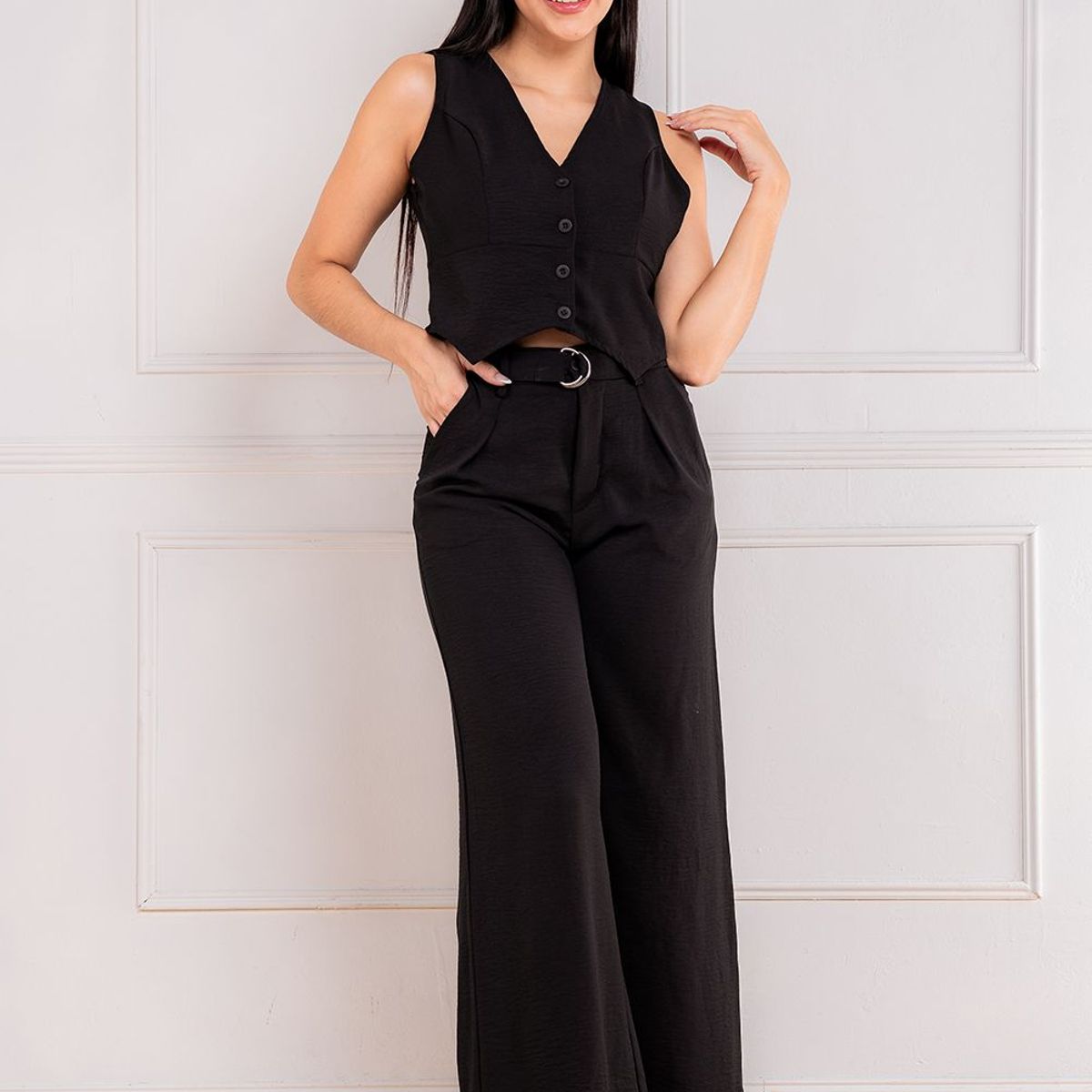 GENERICO - Chaleco Casual Camila Color Fucsia Estacion 108