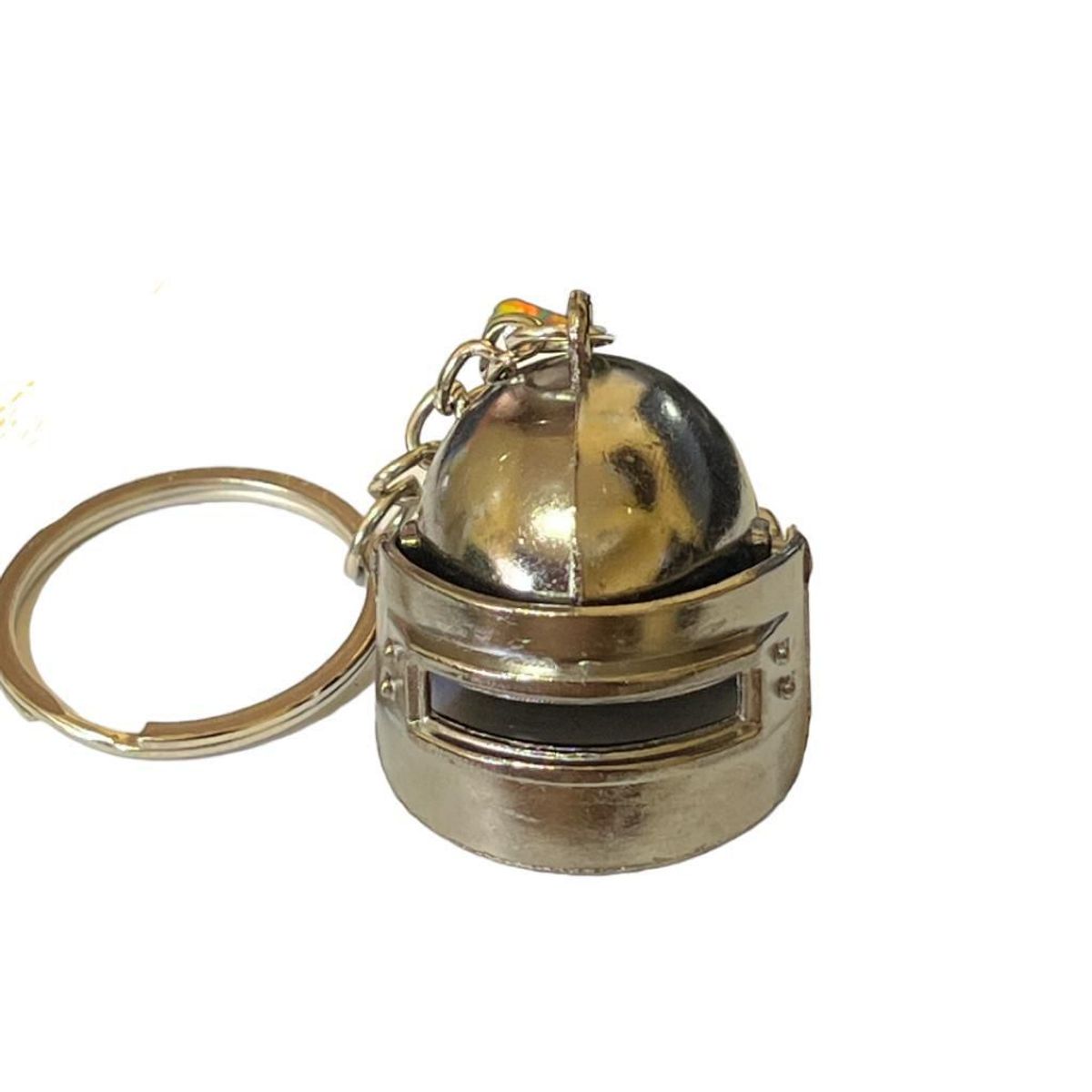 GENERICO - LLAVERO DE METAL QUEMADO CASCO MEDIEVAL_.