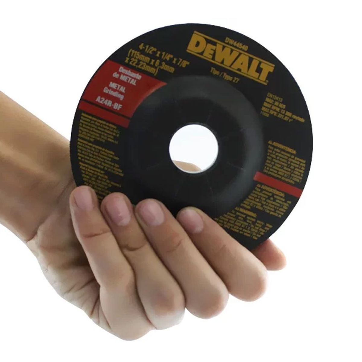 DEWALT - Disco Abrasivo 4 1/2" (115 mm) para Desbaste de Metal Dewalt DW44540