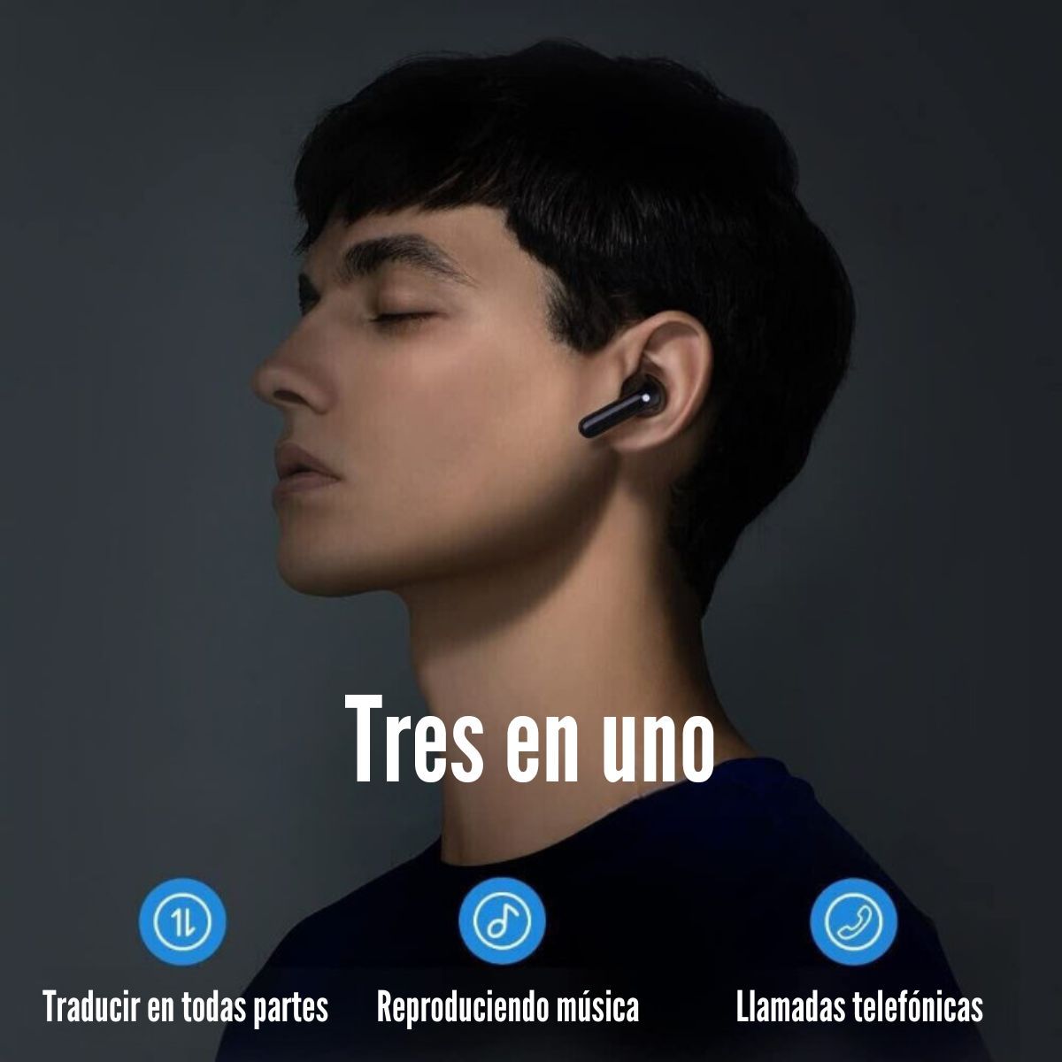 TIMEKETTLE - Timekettle - Auriculares de Traducción M3 en Tiempo Real - Negro