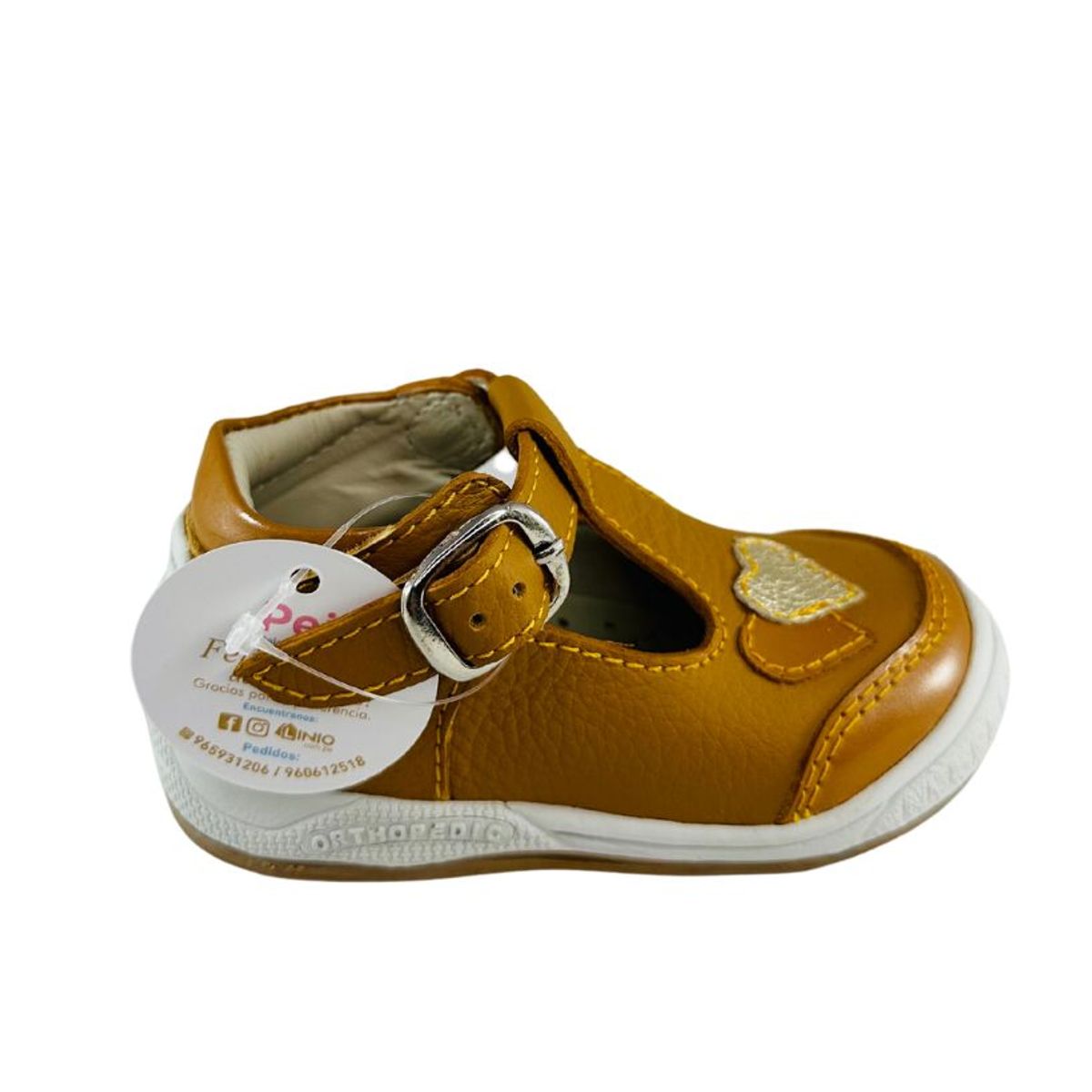 PEI UNIQUE OUTFIT - Pibe Niña Pei Uou Cuero Heart Rosado Azul Camel