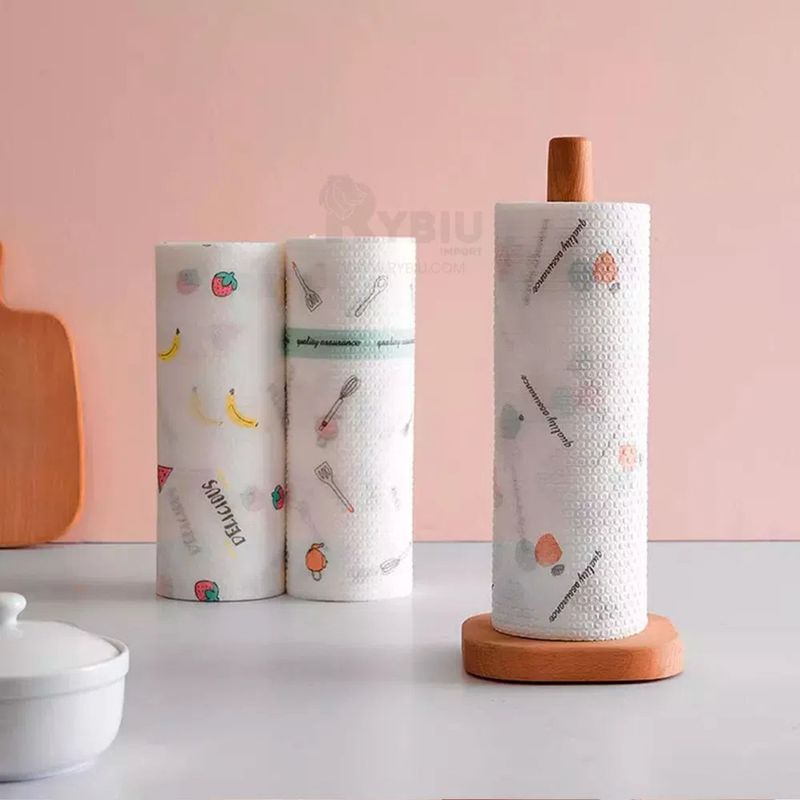 GENERICO - Papel toalla reutilizable paño en rollo x 2
