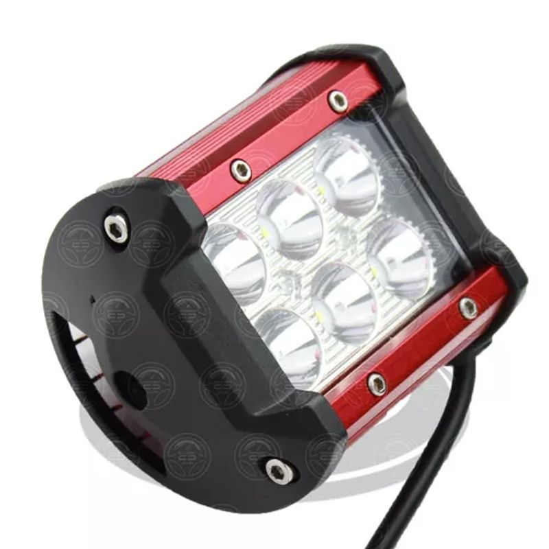 GENERICO - Luces Led Barra Barra Dual 12v 24v 18w Ambar Blanco