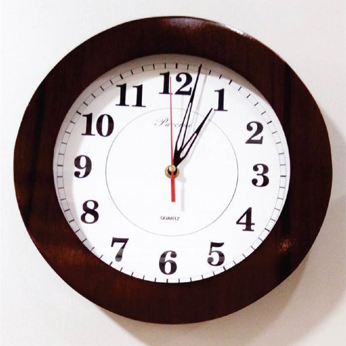 GENERICO - Reloj  de Pared   redondo Retro Vintage   Madera