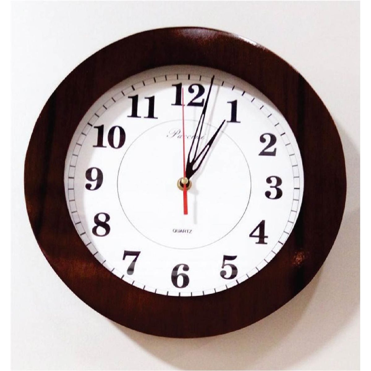 GENERICO - Reloj  de Pared   redondo Retro Vintage   Madera