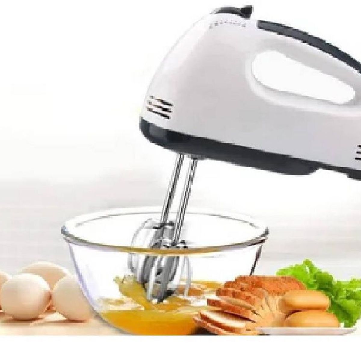 GENERICO - Mini Batidora Electrica con 7Velocidades Batidor de Huevos