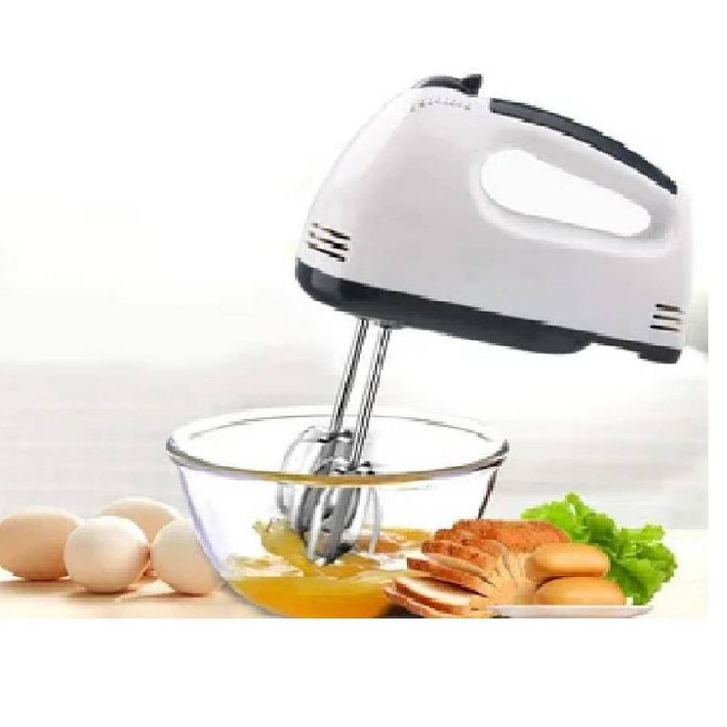 GENERICO - Mini Batidora Electrica con 7Velocidades Batidor de Huevos