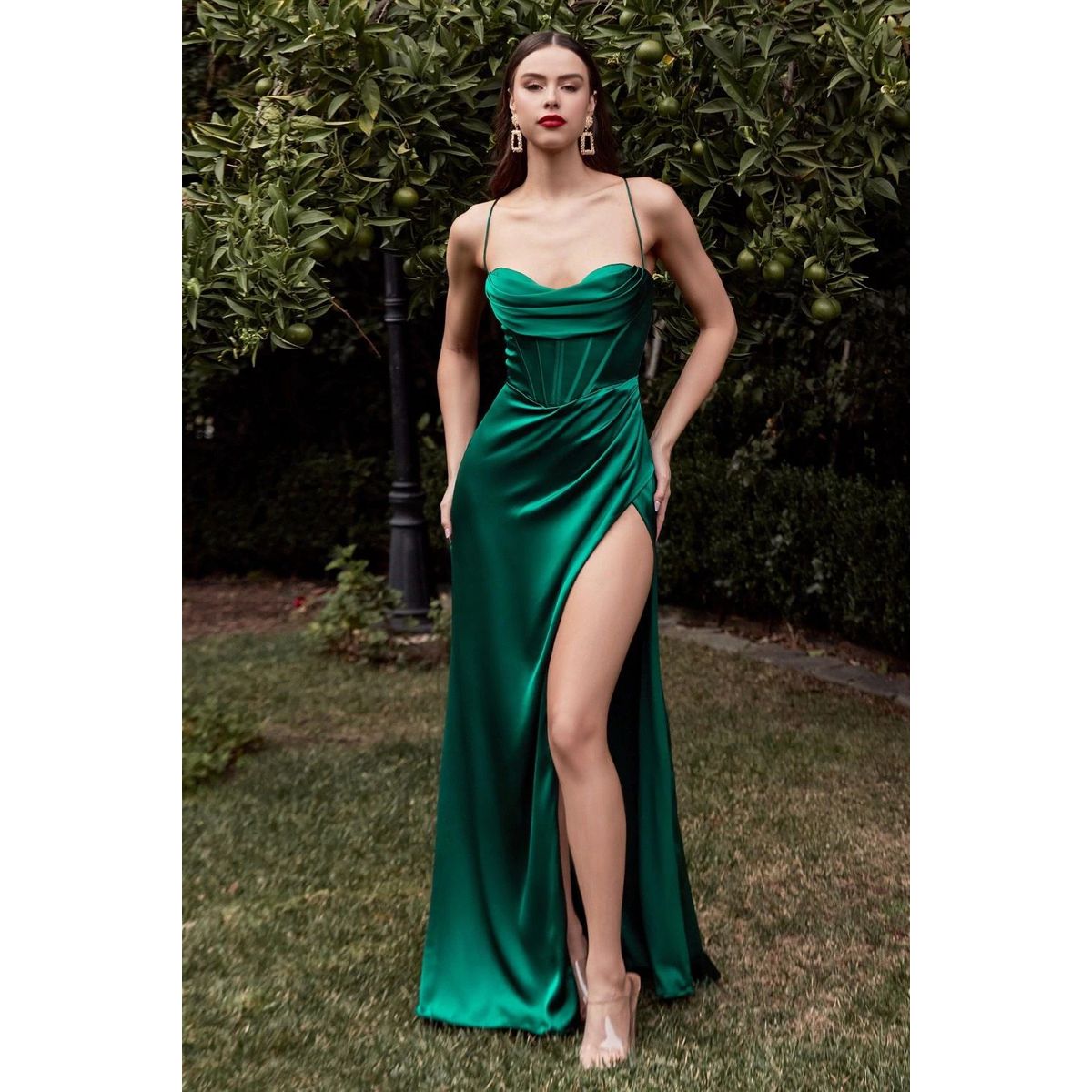 BLWOENS - Vestido De fiesta Largo con Volados Para mujer