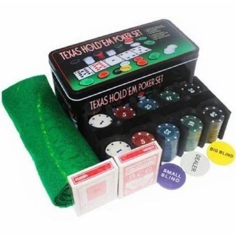 GENERICO - Set de Póker Chips de 200 Fichas