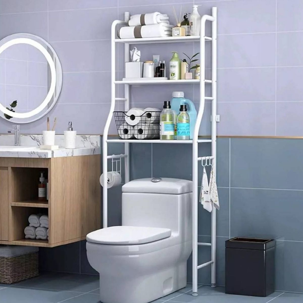 GENERICO - Estante Organizador Para Baño Inodoro Alta Calidad