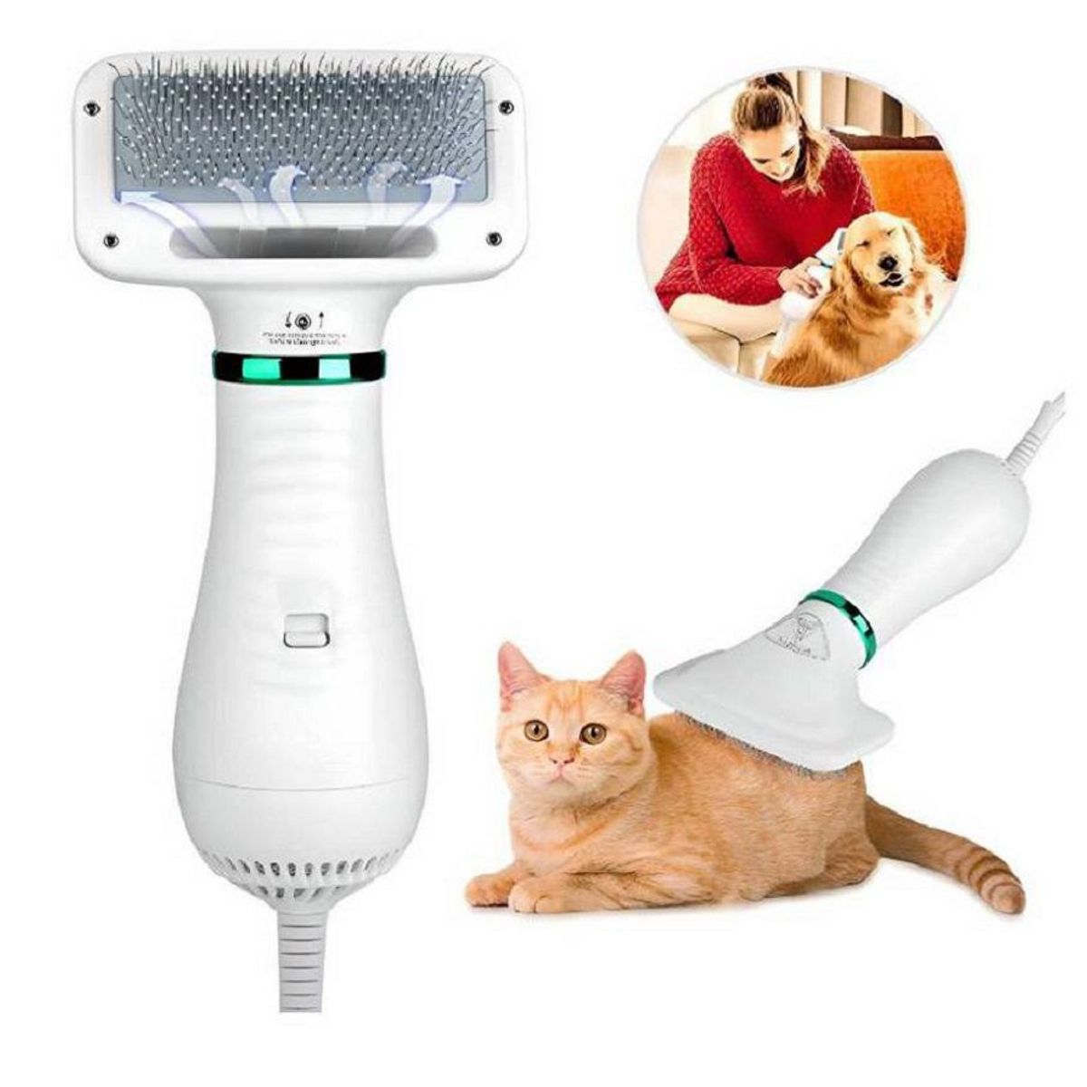 GENERICO - Secadora Peine Cepillo para Mascotas Gatos Perros