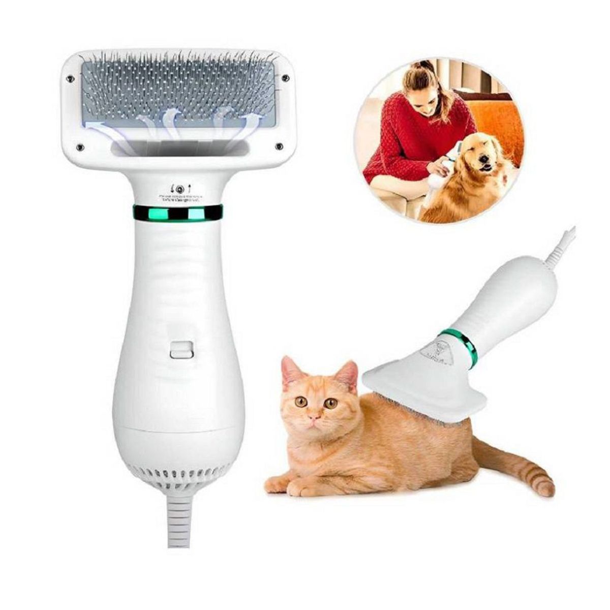 GENERICO - Secadora Peine Cepillo para Mascotas Gatos Perros