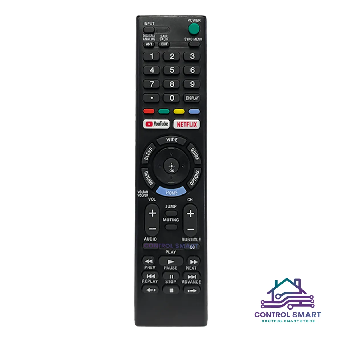 GENERICO - Control Remoto Compatible Para Sony Bravia Smart Tv Android 4k