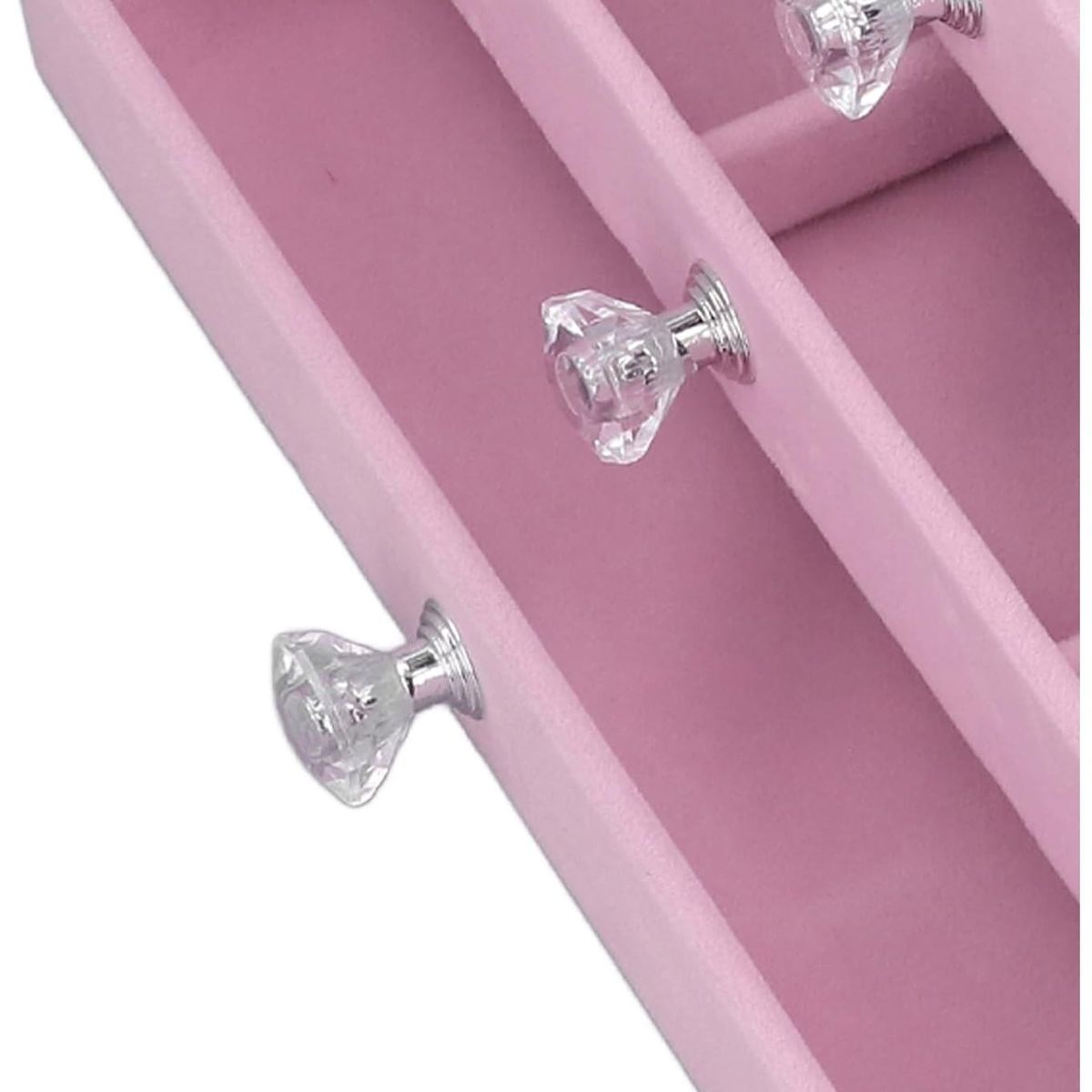 GENERICO - Joyero Organizador De Joyas Cofre Pulseras Relojes 3 Niveles