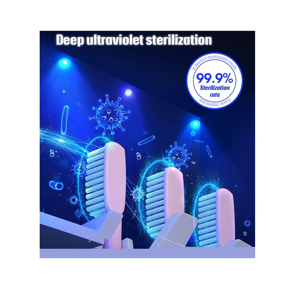 ROHS - Porta esterilizador de cepillos Inteligente con proteccion UV